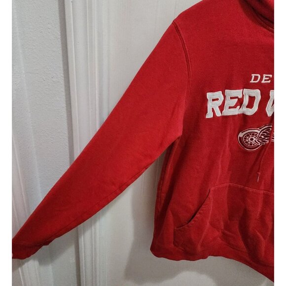 Reebok Detroit Red Wings NHL Face Off Collection Hoodie Sweatshirt Hockey Size S - Picture 8 of 13